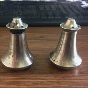 Vintage T & S E.P.N.S. Silver Plated Salt and Pepper Shakers Made In England